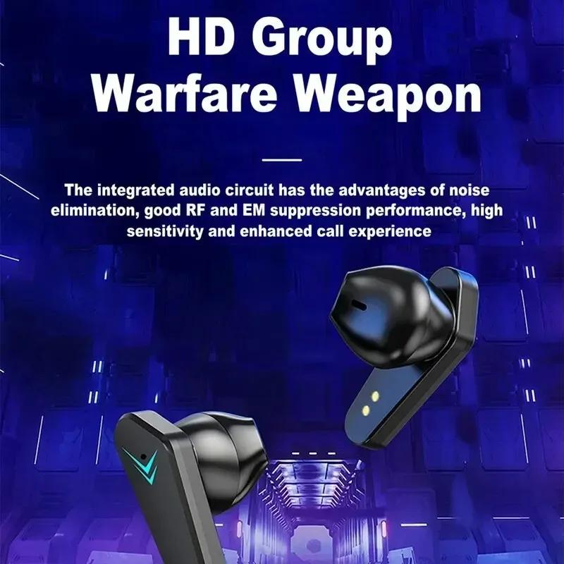 NEUE X15 TWS Kopfhörer Bluetooth Drahtlose Gamer Kopfhörer 65ms Niedrige Latenz Ohrhörer Fone Gamer Headset Gamer Mit Mikrofon Freisprecheinrichtung