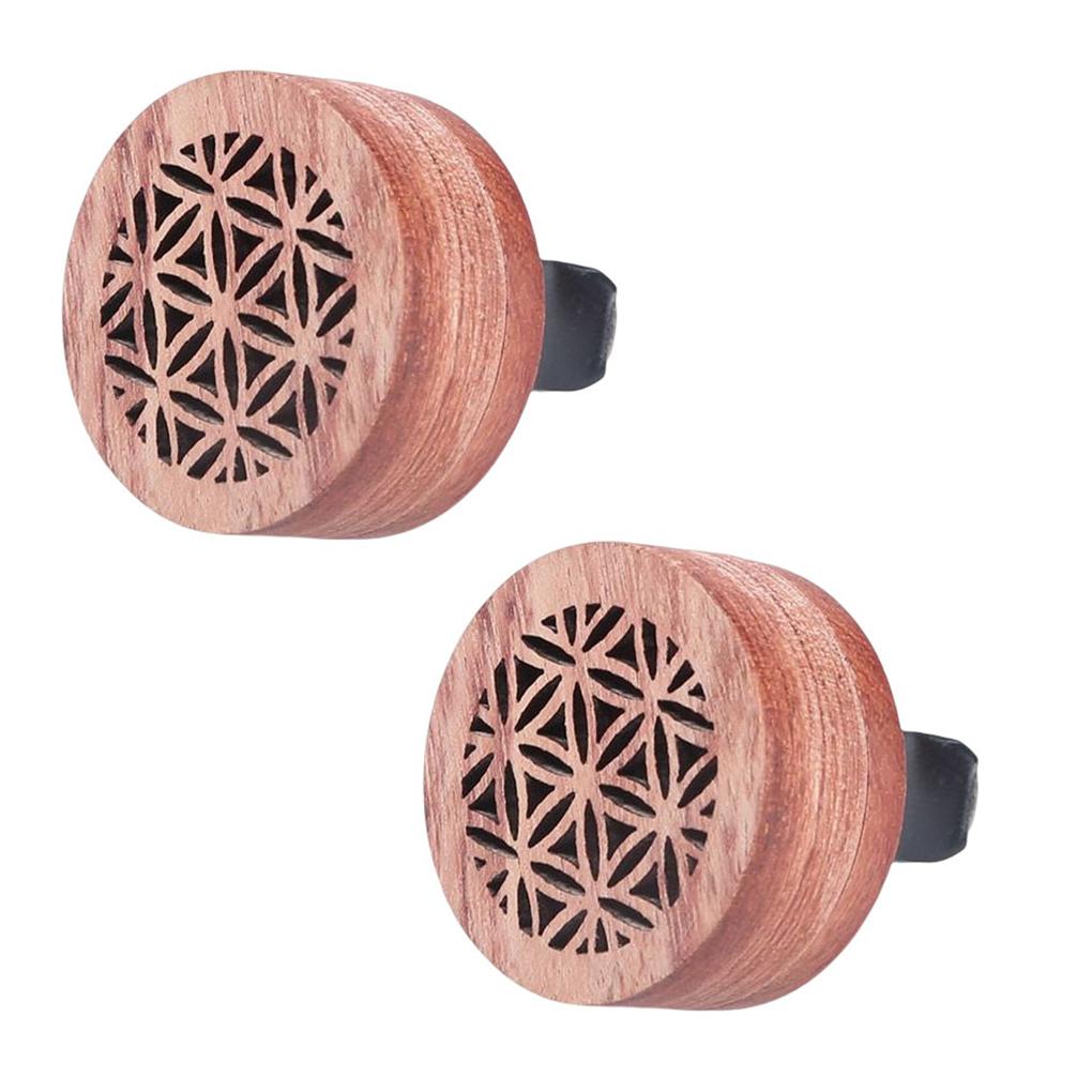 2 Pieces Car Vent Essential Oil Diffuser Air Freshener Odor Remover