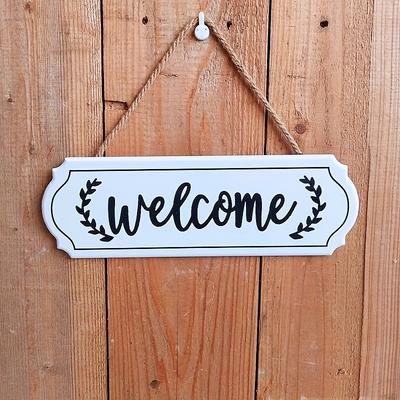 1pc Wooden Decorative Door Sign Simple for Door Wall Hanging