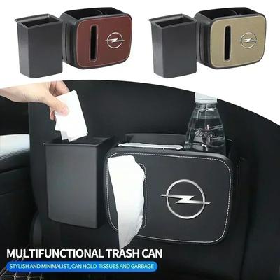 Car Interior Trash Can Multi-Function Trash Can For Meriva Corsa Astra Vivaro Signum Insignia Mokka Adam Combo Junior