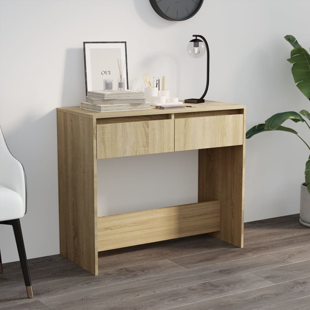 Vidaxl Stolik Konsolowy, Dąb Sonoma, 89X41X76,5 Cm