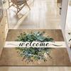 Large Succulent Green Plants Print Doormat Non Slip Washable Entrance Welcome Mat Indoor Outdoor High Traffic Home Decor 1PC