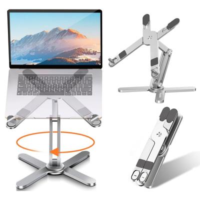 Raisme Faltbarer Laptop Ergonomisches Design mit Verstellbarer Höhe und Aufbewahrungstasche Verbessert Lindert Rücken und Steifigkeit Passt Laptops und Tablets bis zu 16