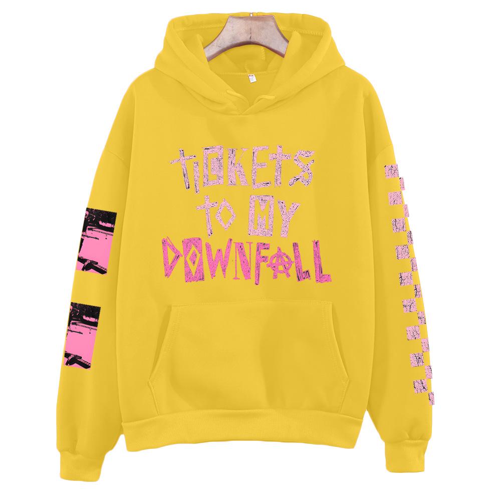 Tickets Anniversary Hoodie Rapper Mgk Sweatshirt Harajuku Hip Hop Pullover Tops Sweatshirts Fans Gift Clothes Unisex High Street