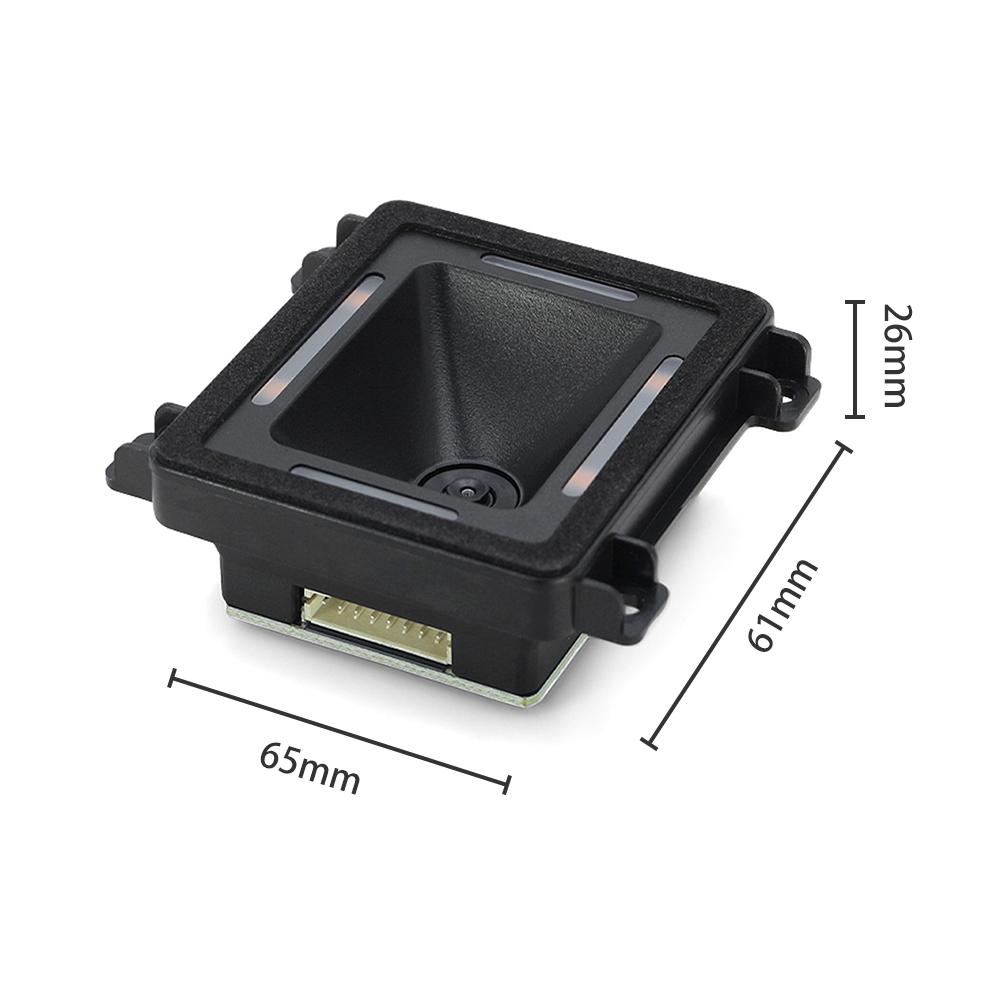 Integrovaný snímač čárových kódů Samoindukční 1D 2D QR čtečka čárových kódů Podpora modulu RS-232 TTLUSB