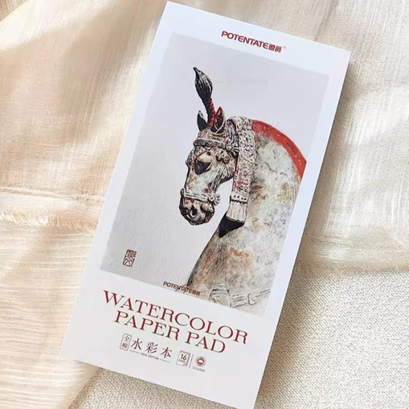 300g Cotton Watercolor Book Medium Coarse/Fine Grained Paper Student Outdoor Sketch Water Color Painting Creation Art Paper