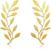 Wrought Iron Olive Branch Wall Decoration for Indoor/Outdoor Use