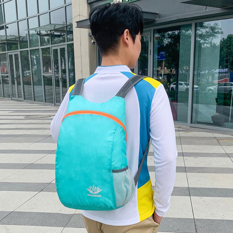 Ultralight Folding Bag Men Women Waterproof High-Volume Portable Backpack Lightweight Travel Bags Outdoor Sports Backpack