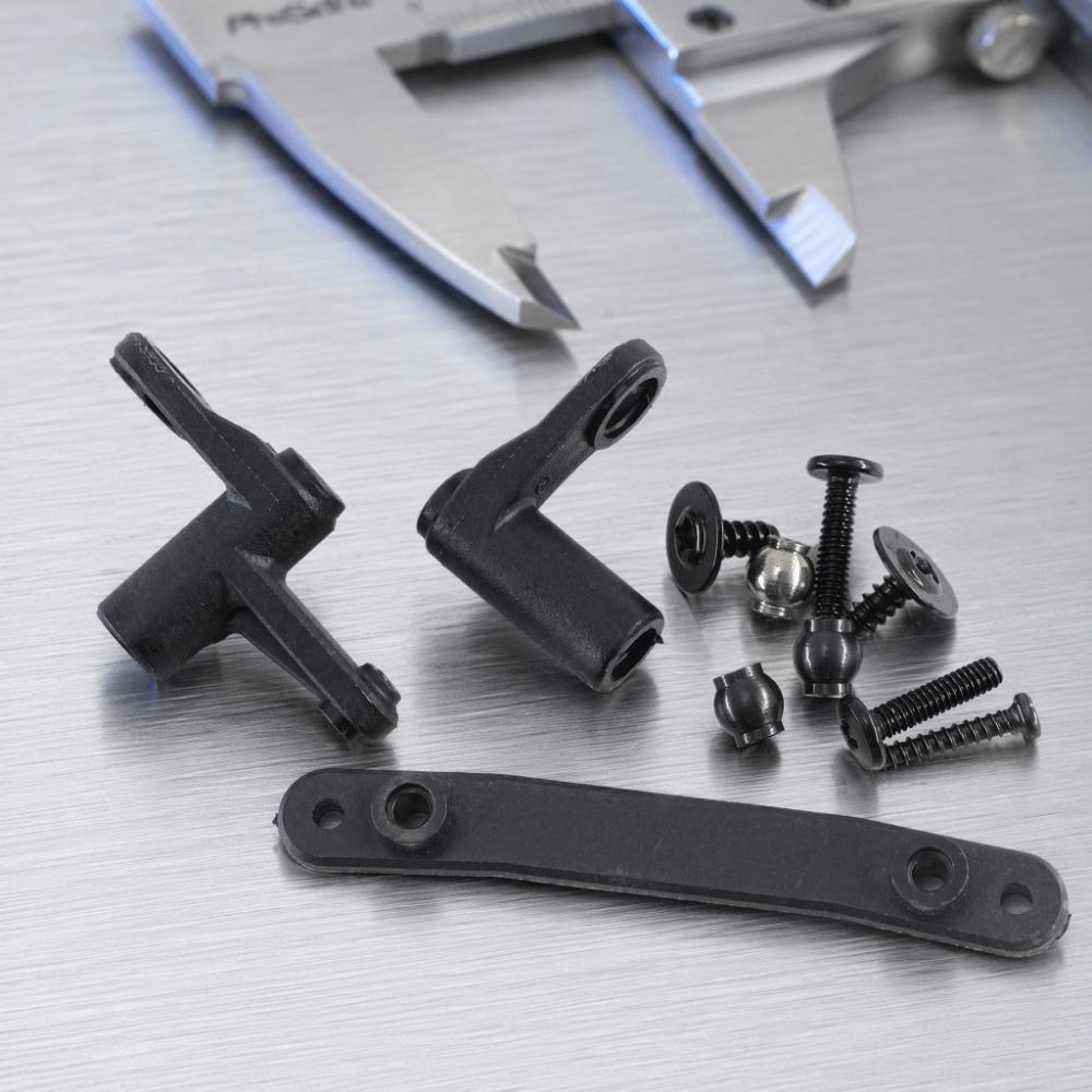 Lightweight Servo Crank Arm Kit for SCY 16101/16102/16103/16201 1/16 RC Car Steering Replacement