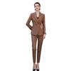 New Spring-Autumn Coffee Formal Suit: Slimming White-Collar Women's Workwear
