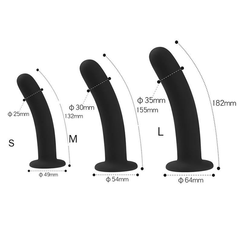 3pcs/set Anal Plug Solid Silicone Butt Plug Small Dildos for Anal Women Men Sex Toys Beginner Anal Dilation Adult Toy Sex Shop