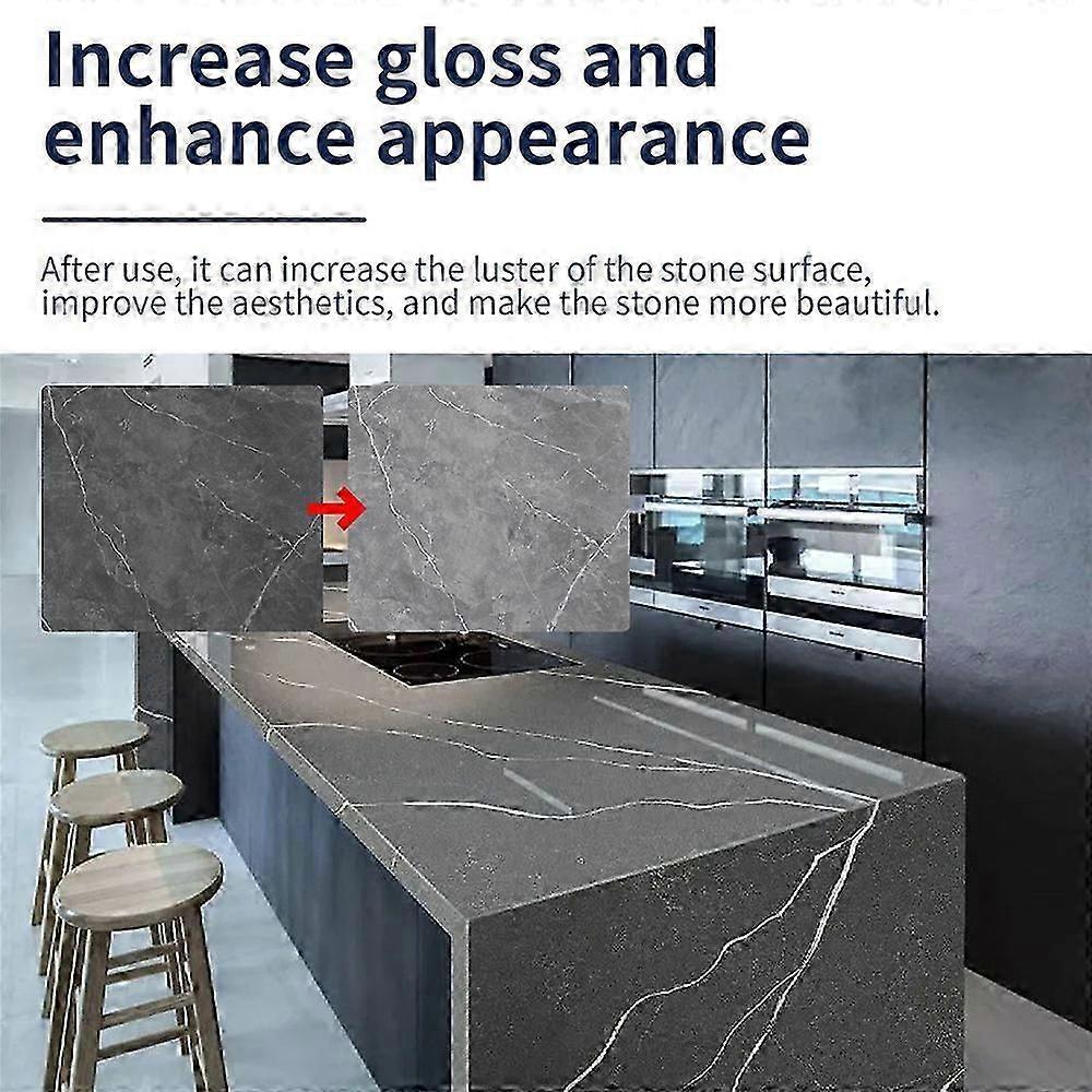 Stone Crystal Plating Agent, Stone Stain Remover Cleaner, Kitchen Marble Cleaner New