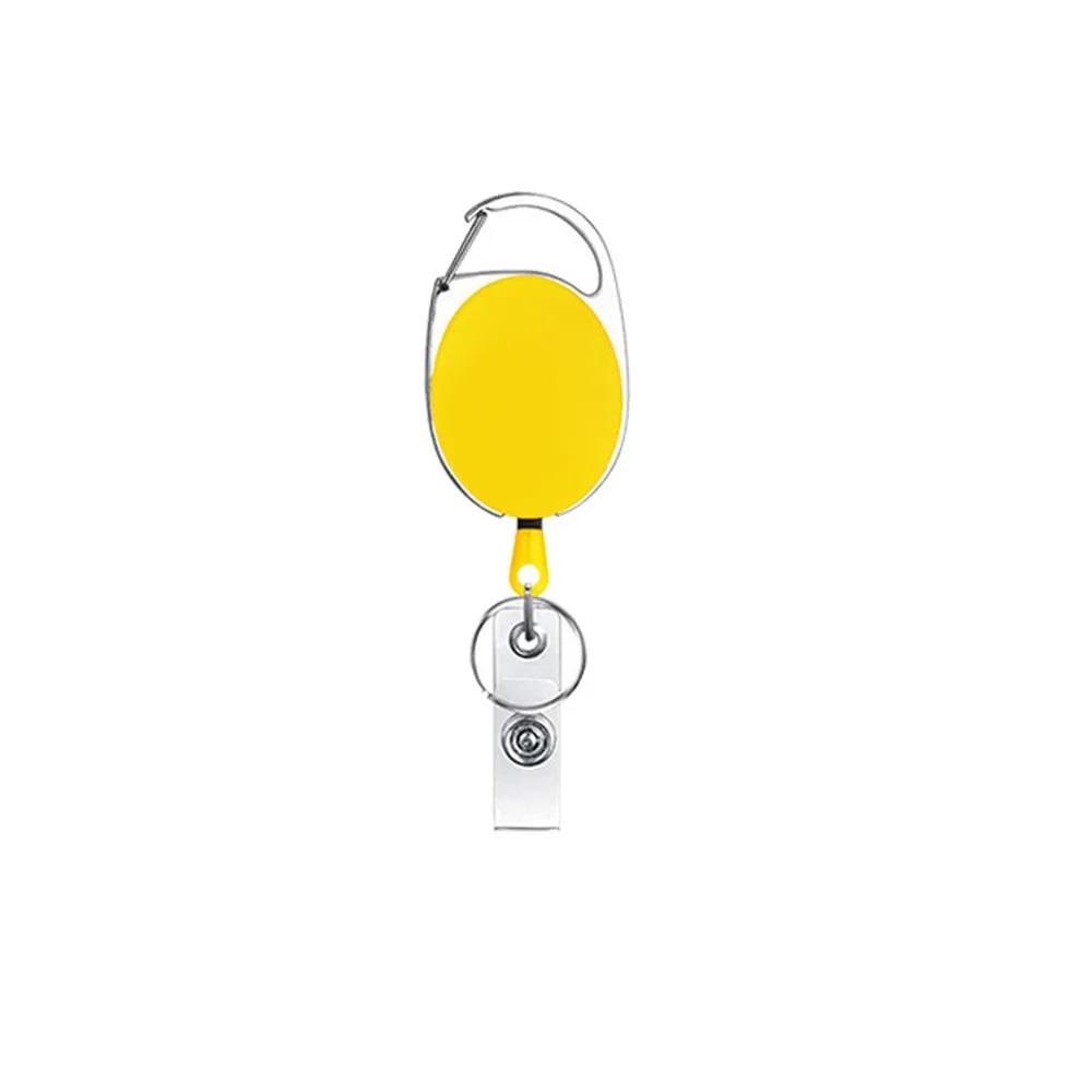 Color Crystal Retractable Keychain Shinny Rhinestones Badge Reel Id Lanyard Name Tag Card Holder Badge Holder Key Chain Badge