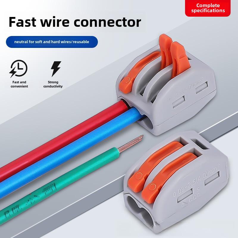 

PC-212/213/214/215/218 Quick Wire Connector Blocks - оранжевий/синій PCT-212 помаранчевий