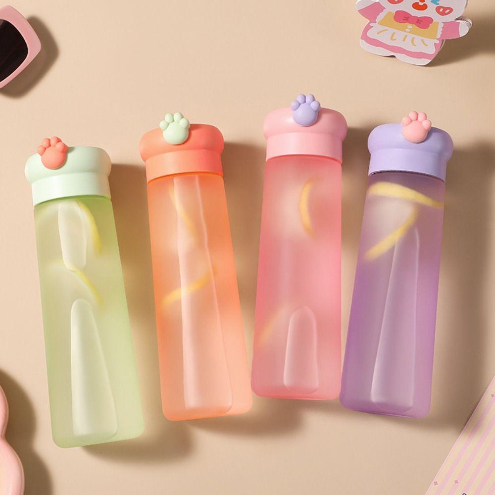 

530ML Sports Water Bottle Cat s Paw Drink Cup Portable Water Bottle Outdoor Sports помаранчевий