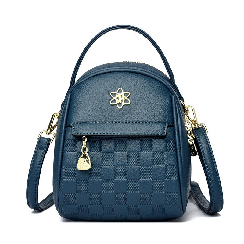 Crossbody Middle Aged Mother Bag New Large Capacity Fashionable One-Shoulder Mesh Small Round Bag