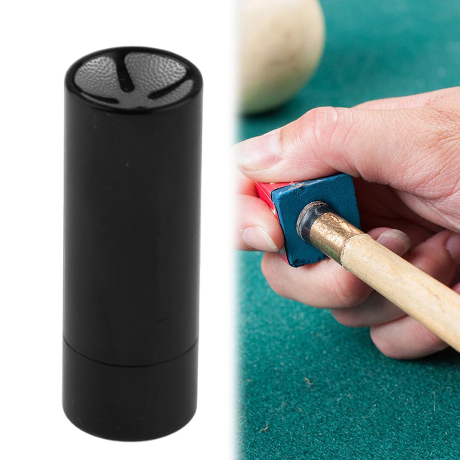 Billiard Cue Tip Maintenance Tool 3 in 1 Aluminum Alloy Shaper Repairer Aerator for Pool Cue Accessories and Snooker Supplies чёрный