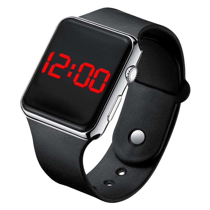 Sport Digital Watch Women Men Square Led Watch Silicone Electronic Watch Women'S Watches Clock Relogio Feminino Digital Reloj