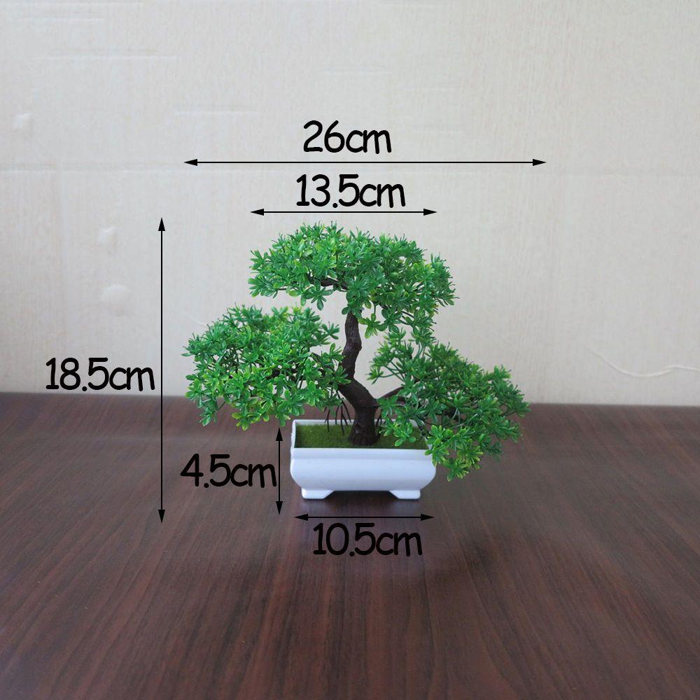 Colorful Welcoming Pine Home Decor Artificial Potted Simulation Bonsai Fake Plants Plastic Flowers