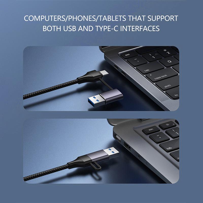 

T235 Multi-Port Hub USB+Type-C 3.0 Adapter to 3xUSB 3.0+2xCard Reader Slots As Shown A
