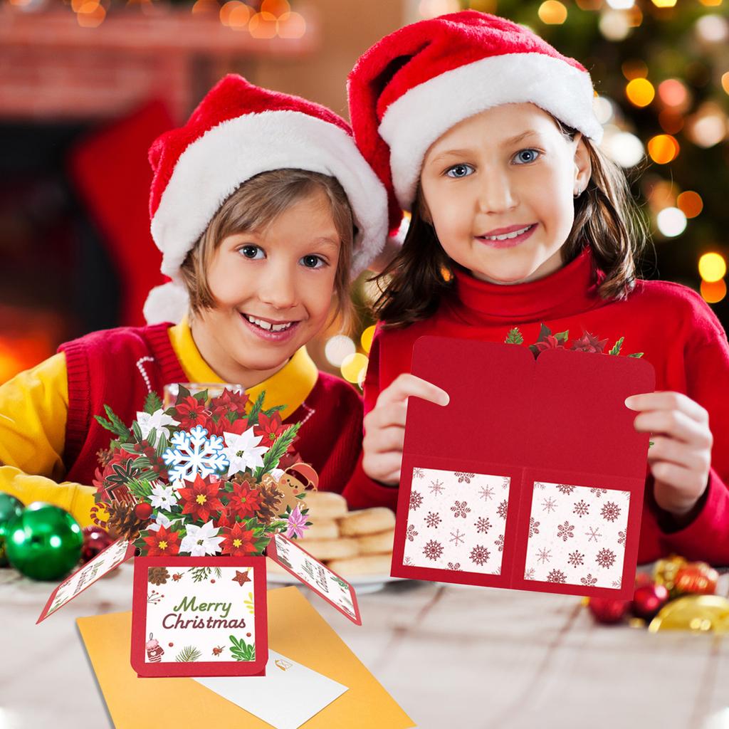 Christmas Greeting Card Creative 3D Holiday Greeting Card