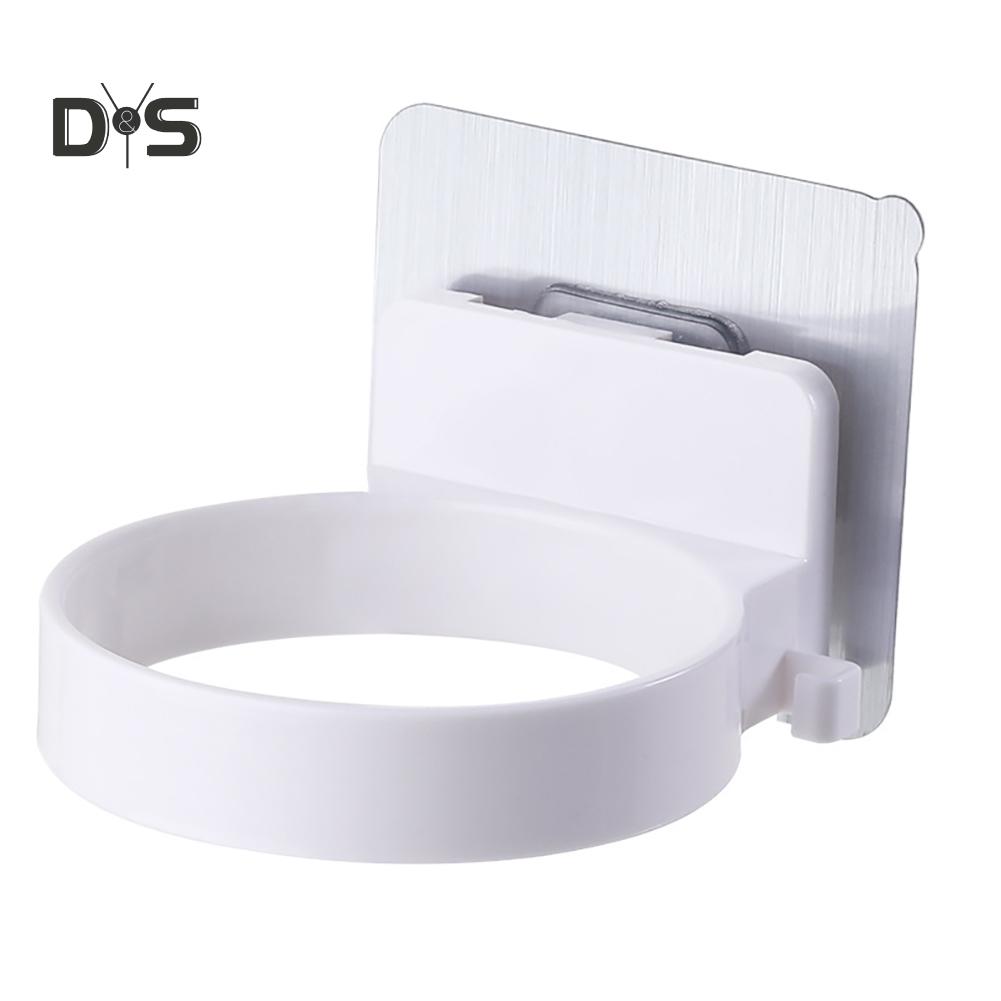 Wild Bluebell Bathroom Wall Mounted Electric Hair Dryer Holder Storage Rack Shelf