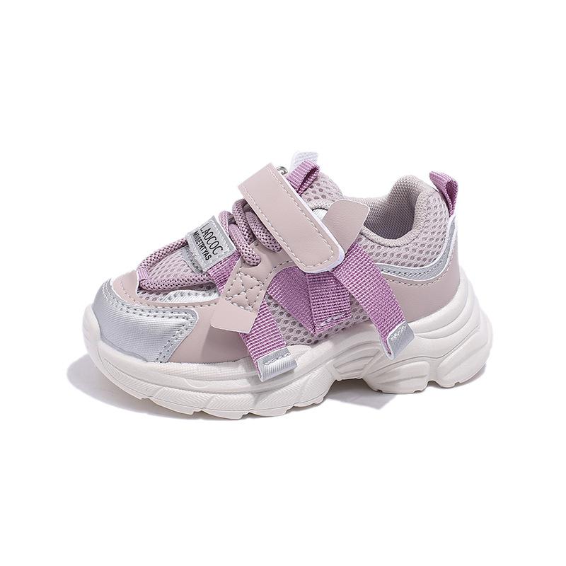 Children's dad shoes2026Spring new casual mesh shoes for boys and girls, breathable running shoes for toddlers and young boys