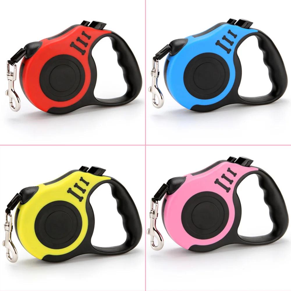 Premium Leash High Quality Retractable Dog Leash Automatic Telescopic Tractor Dog Tape Pet Tape 3m 5m Durable and Convenient with Non-Slip Handle Do