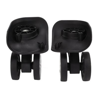 1 Pair Durable Rotatable Luggage Wheel Black Replacement Parts Luggage Caster Suitcase Caster Travel Suitcase