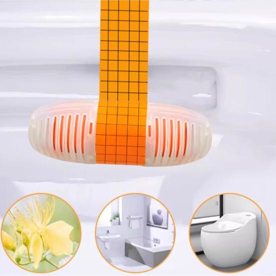 4Pcs Toilet Cleaner Suspension Design Relieve Smell Fragrance Watermelon Lime Truffle Grapefruit Scents Toilet Descaler