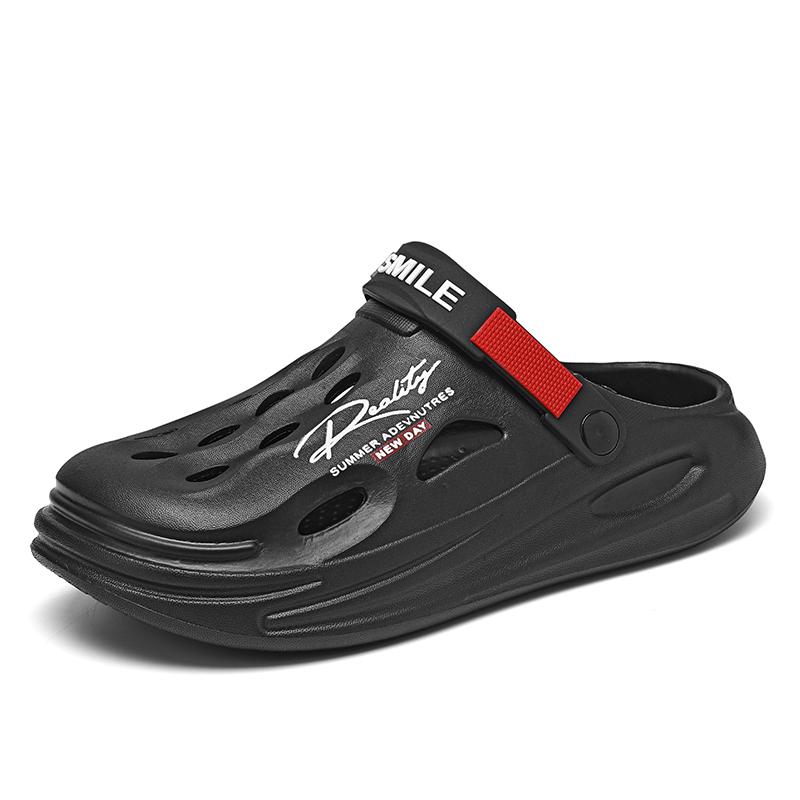 Fashion Summer Clogs Slippers Men Clogs Slippers Soft Sole Breathable Beach Men Home Slippers Outdoor Antiskid
