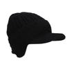 Unisex Winter Hat Plush Fur Lined Warm Earflap Cap Stylish Soft Beanie Hat Outdoor Thick Ski Sports Knitted Hat