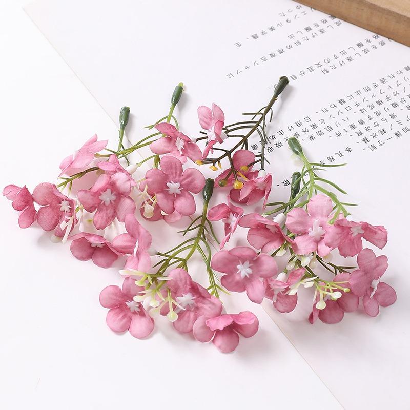 10/20/30PCs Silk Daisy Artificial Flowers Head 5 Forks Fake Flowers For Home Wedding Decoration DIY Vases Gifts Accessories