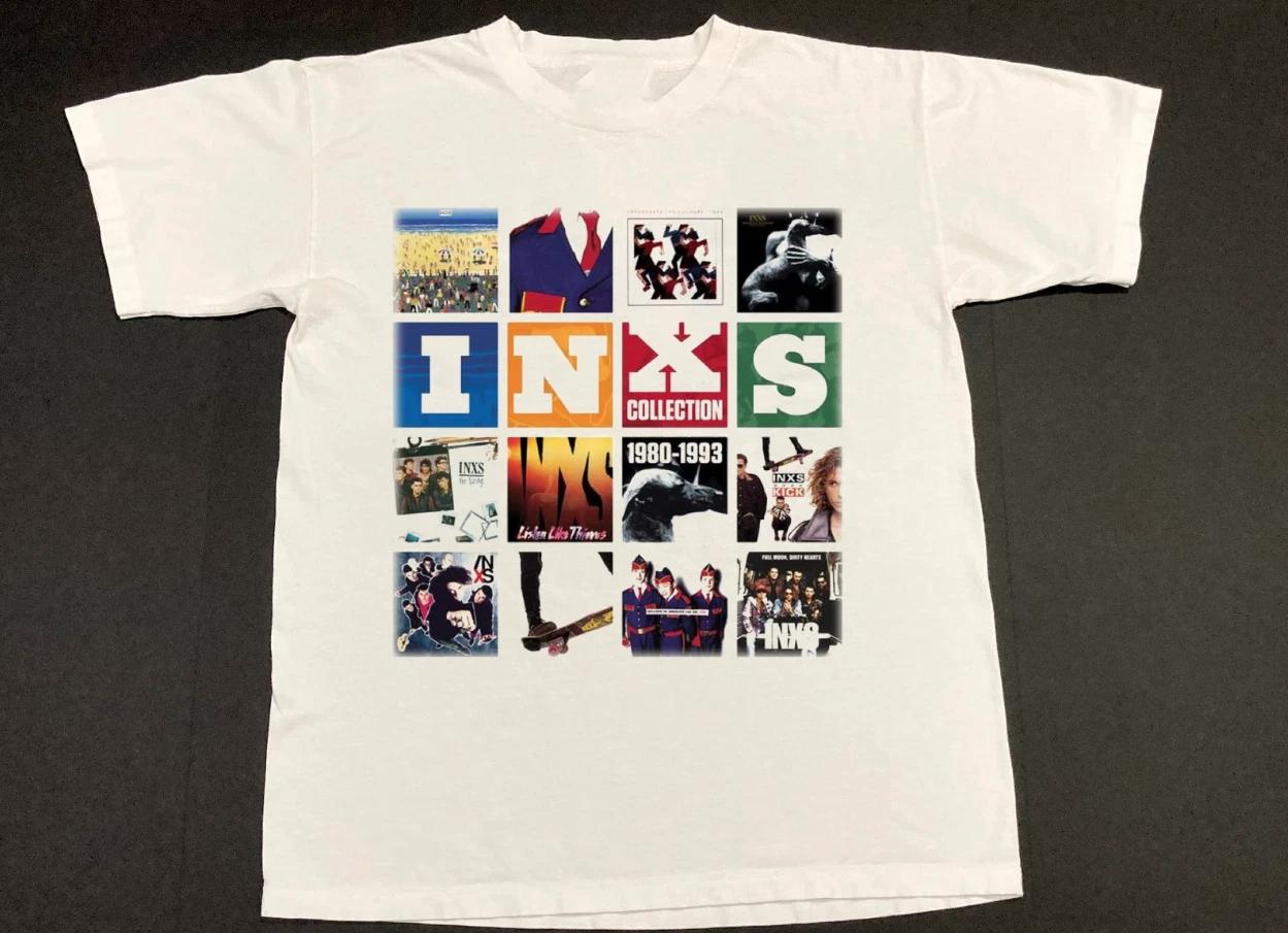 

Rare Collection INXS Band Basic Gift For Fan White All Size Unisex T-shirt S