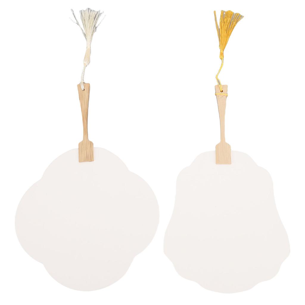 Ventaglio Portatile Kit Pittura Ventaglio di Carta Bianco Nappa Pigmenti 2 Bastoncini di Plastica Guanti Grembiuli Set per Artigiani e Arte