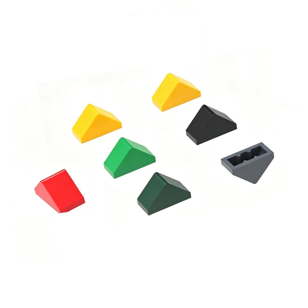10PCS 3044 Part Bricks 2x1 Slope 45 Building Blocks Kit House With Bottom Studs Particle Educational Toys Birthday Kid Gifts
