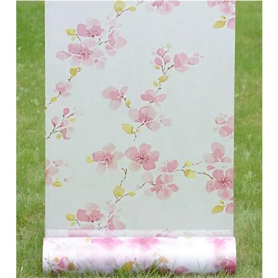 Decorative Privacy Vinyl Window Adhesive Film Window Sticker Decals Waterproof Sun UV Protection Bamboo Sliding Door Bathroom