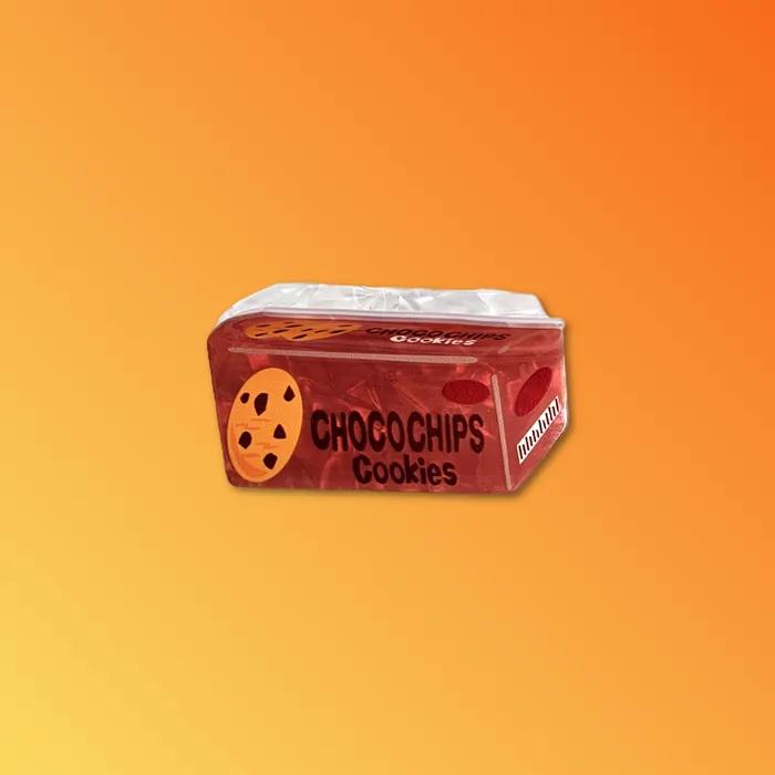 Kitsch mood hair clip, chocolate chip cookie claw