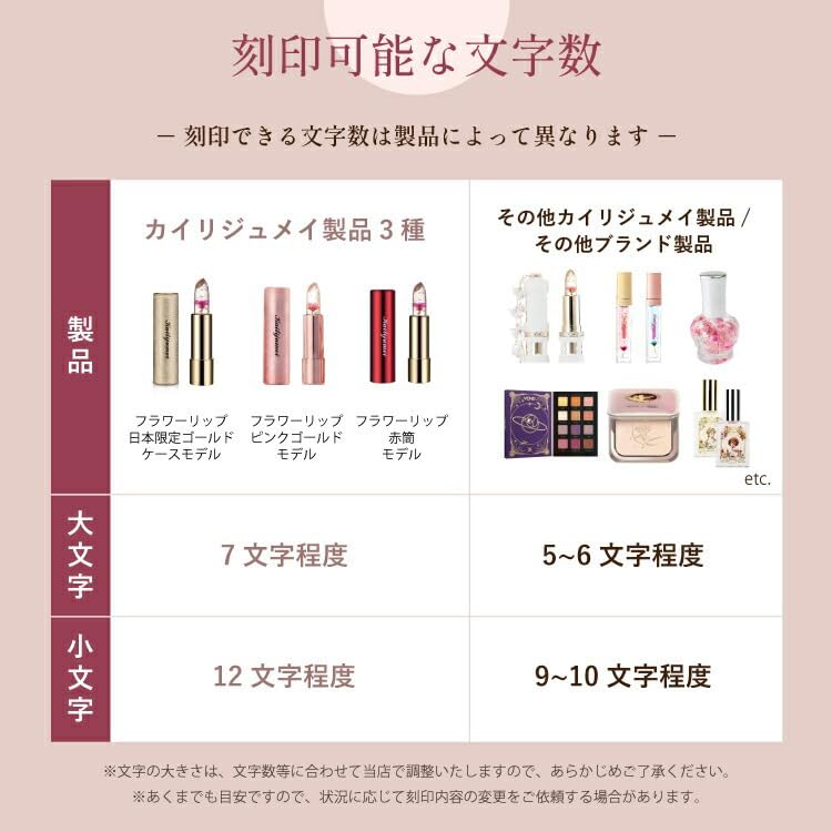 Kailijumei Flower Lip Pink Gold Model Renewal Japan Limited Tint (01 Bez grawerunku) Tajemniczy Zmieniający Kolor Temperatura Ciała Nie Schodzi Liść