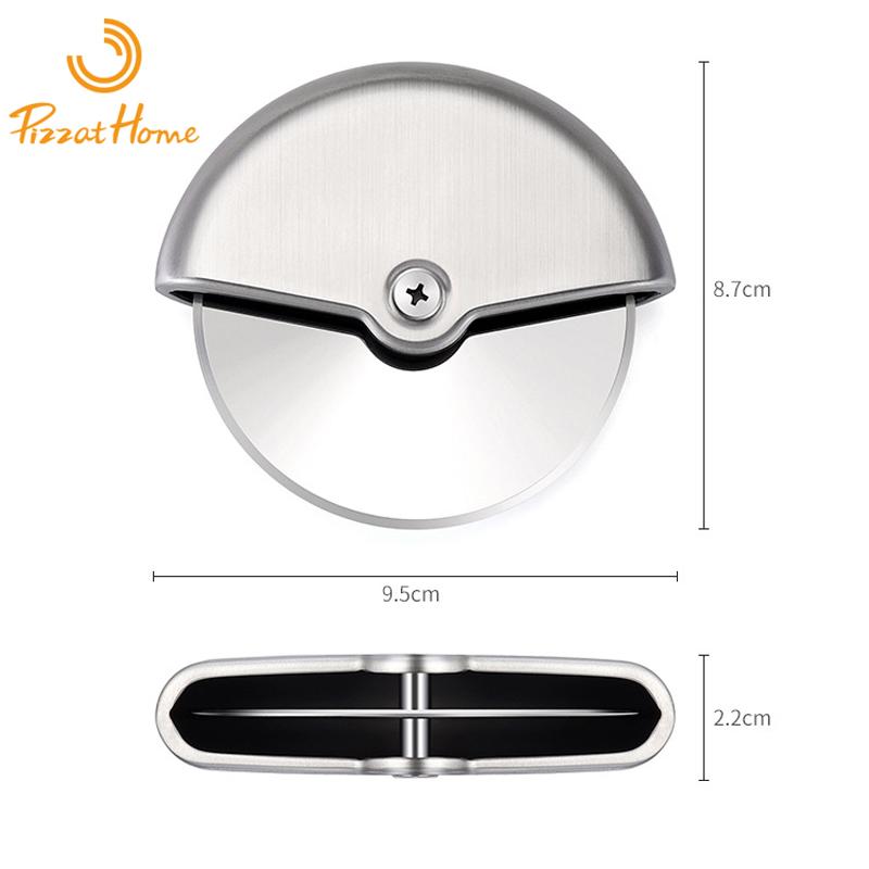 8cm Pizza Wheel Cutter Quality Stainless Steel Pizza Knife Sharp Rotating Slicer Pizza Waffle Cookies Wheel Cutter