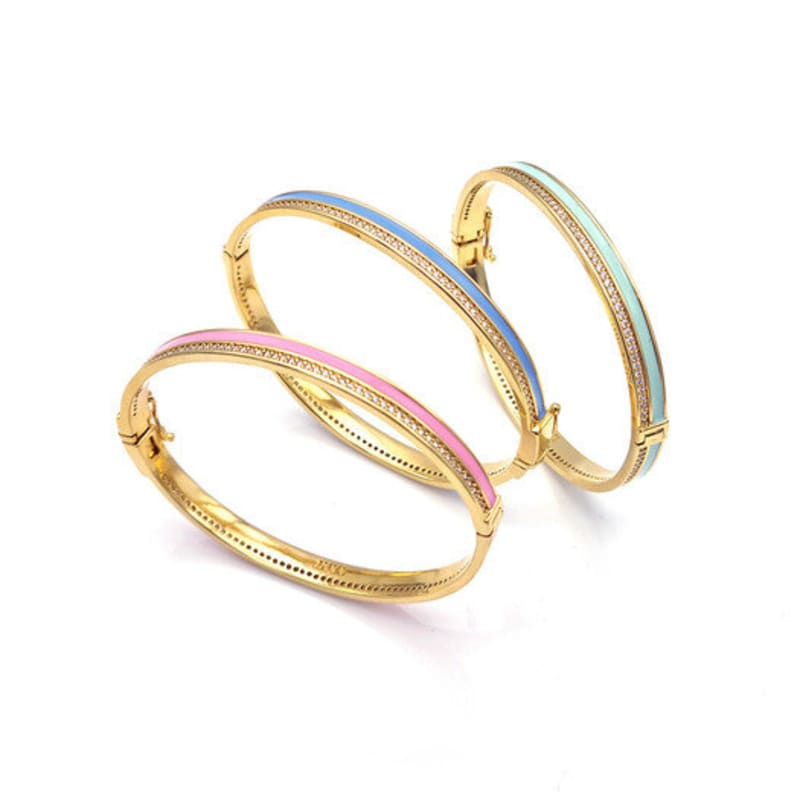 

TANI від MINETANI Райдужний емалевий браслет MINT