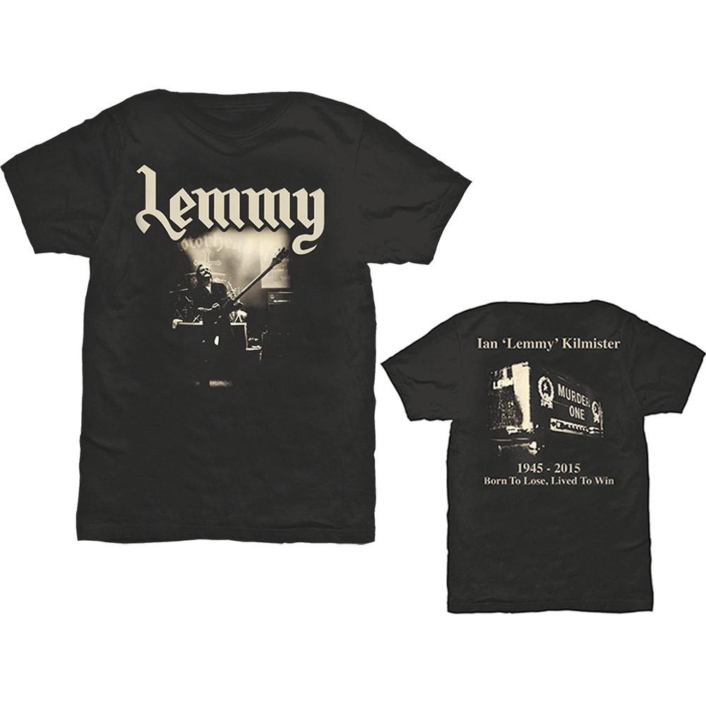 Lemmy Kilmister Motorhead Lived to Win Rock Licensed T-Shirt Men XXL