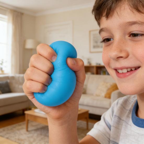 1/4 Stück TPR Stressball Langsam aufsteigender matter Knetball Spielzeug Handübung Entspannung Zuckerball Dekompression Sensorisches Fidget Spielzeug