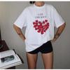 Western Style Fashion Casual Loose Print Short Sleeve Cotton T-shirt Top Loose Printed T-shirt Top
