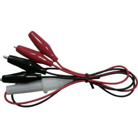 Teishin Electric Test Leads with Fuse Holder (Small) TLA-16: Red (with fuse holder) and Black (lead wire without fuse holder), 1 of each included.