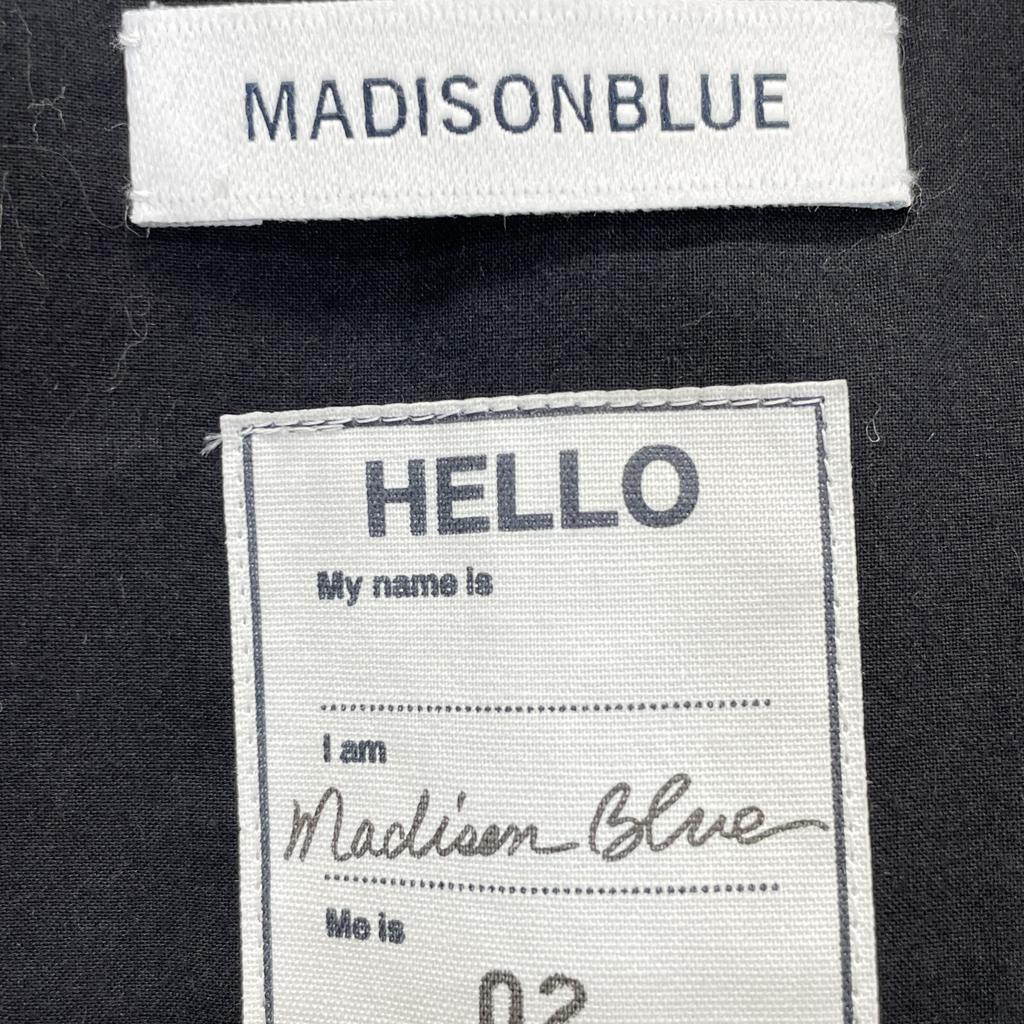 MADISON BLUE Beige MB171-2004 Pearl Button Linen Double Chester Long Coat Coat O2 beigeUsed