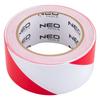 Self-Adhesive Red-White Warning Tape 50 Mm X 33 M