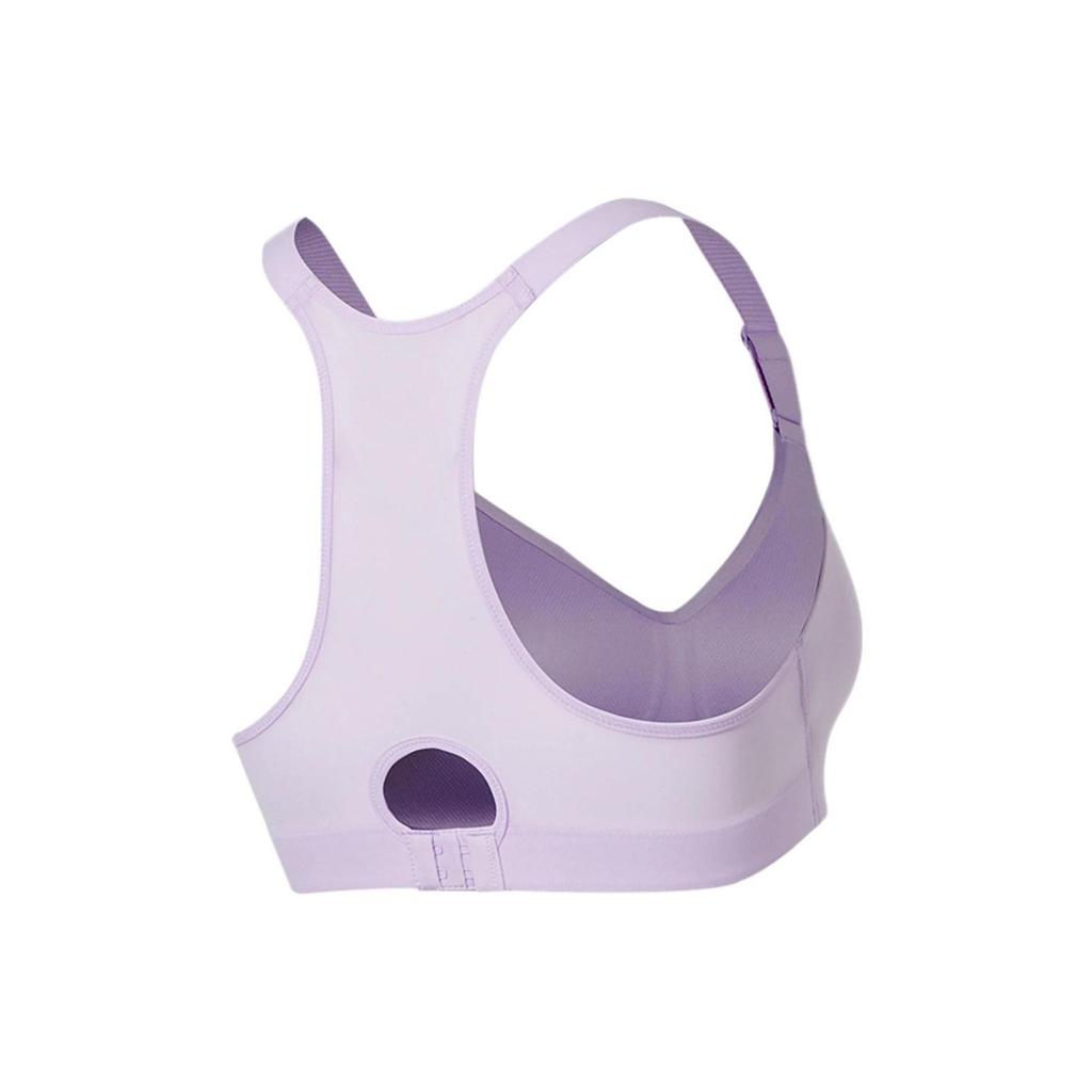 Li Ning Solid Color Casual Printed High Support Tight Sports Vest Women Tops Lilac AUBR082-5