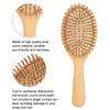 Solid Wood Hair Massage Comb Anti Static Hairbrush Portable Scalp Massage Comb