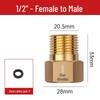 304 Stainless Steel Angle Stop Valve for Water Heater and Toilet, Wall-Mounted Triangle Design, Thickened Type